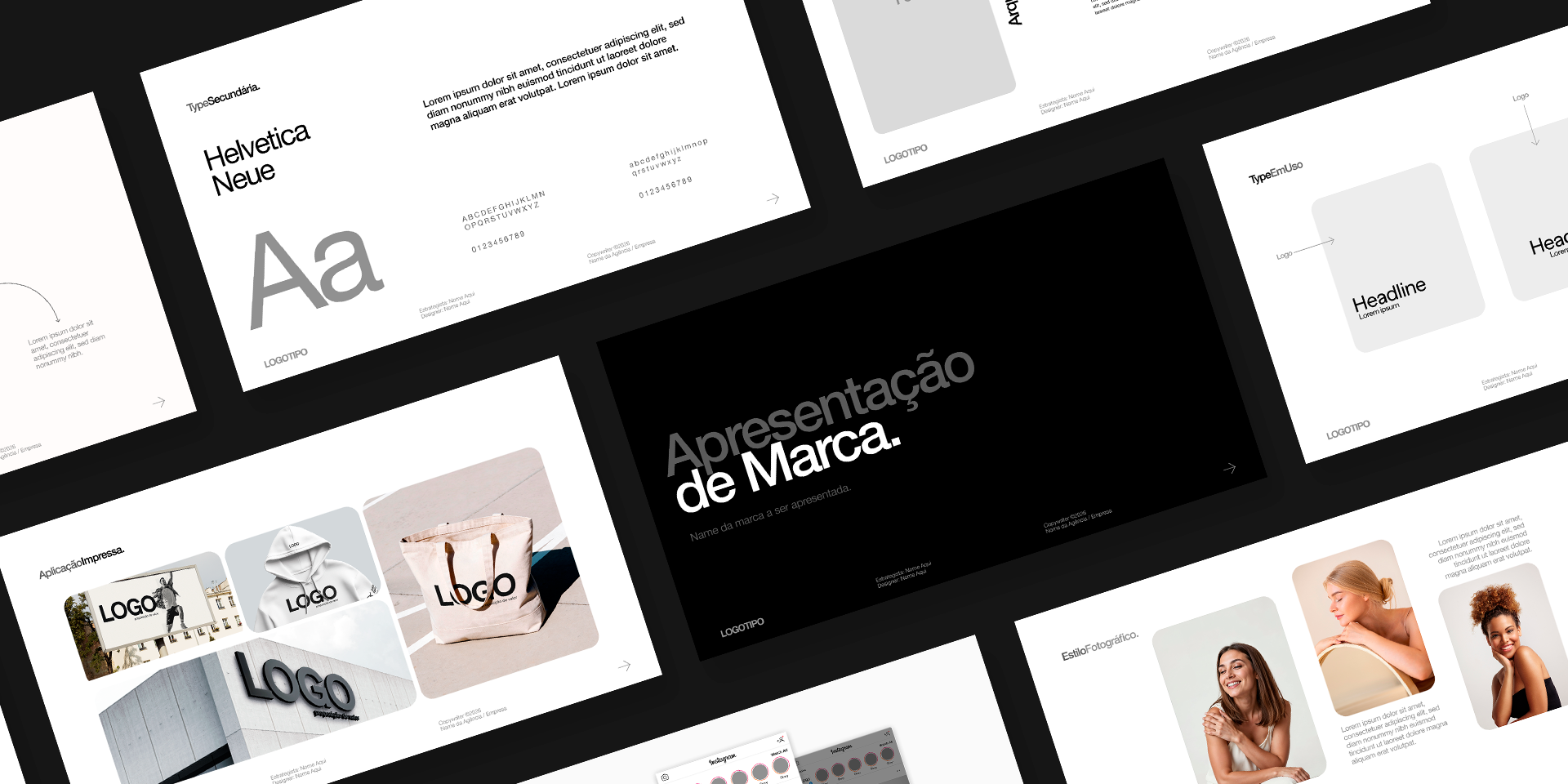 Template Figma · Apresentação de Marca